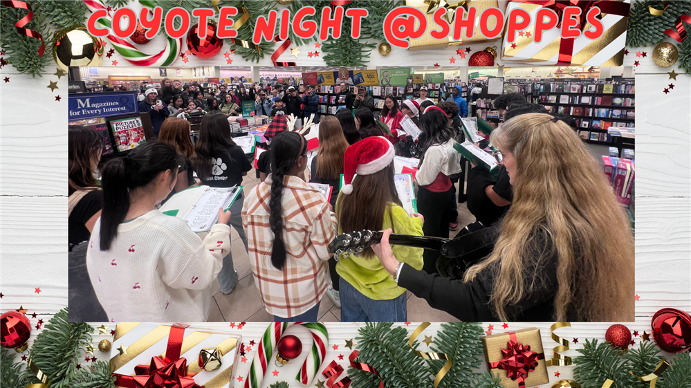 choir caroling at the shoppes 12-6-24